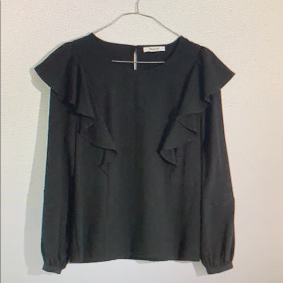 Madewell Ruffled Front Top - Picture 3 of 7
